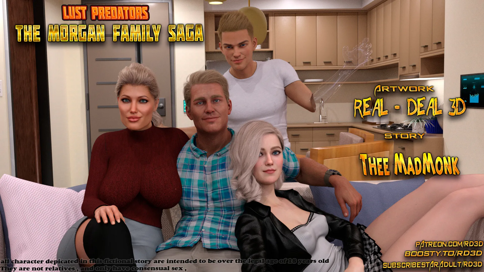 Chapter Title: 1 . The Morgan Family Saga [Real-Deal 3D] - NovelCrow